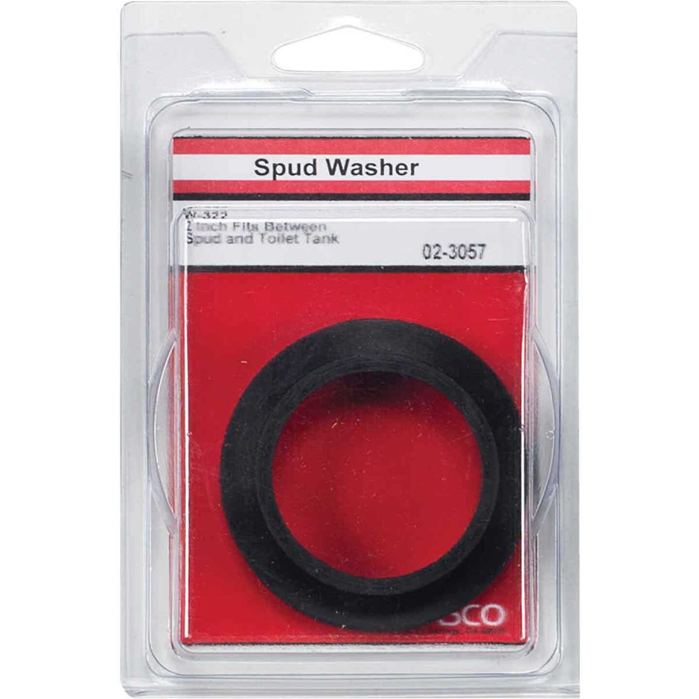 Lasco 2 In. Black Rubber Toilet Spud Flanged Washer  Image 2
